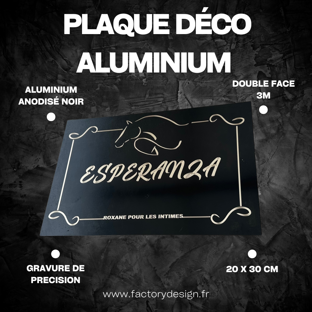 Plaque Déco Aluminium